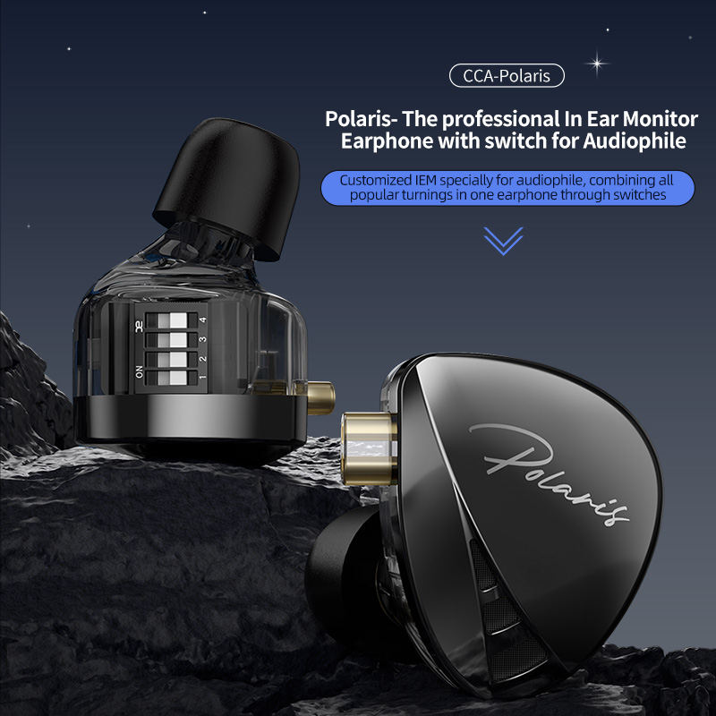 Audiophile Headphone Wired - Cca polaris fones de ouvido alta