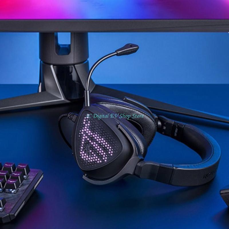 E74D 3,5 mm Plug Mic Fone ouvi - Gaming Headset Rgb avaliação e preço
