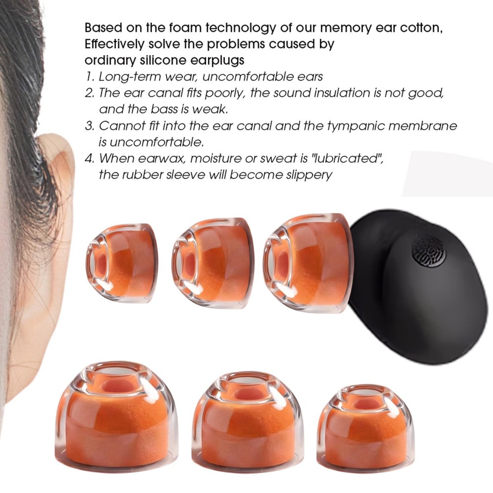 Ponteiras de Silicone e Espuma - Earphone Foam Tip avaliação e preço