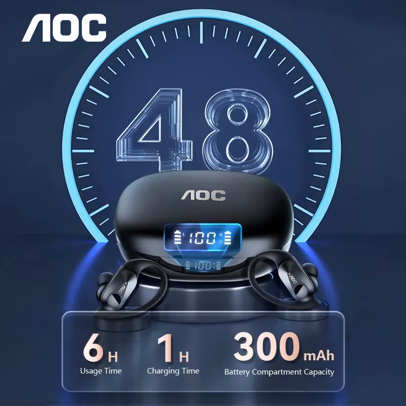Fone de Ouvido Esportivo AOC S - Bluetooth Headset On Ear avaliação e preço