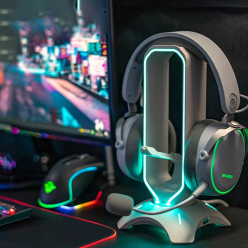Suporte de fone de ouvido rgb  - Gaming Headset Rgb avaliação e preço